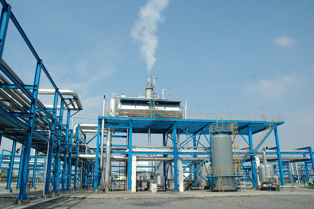 浙江興興新能源燃氣鍋爐設備基礎鋼結構工程