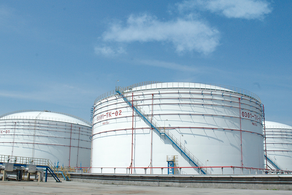 浙江興興新能源甲醇罐(內浮頂)安裝工程